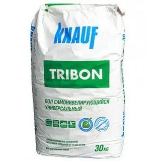 Наливной пол КНАУФ TRIBON (стяжка самонивелирующая универсальная) 30кг
