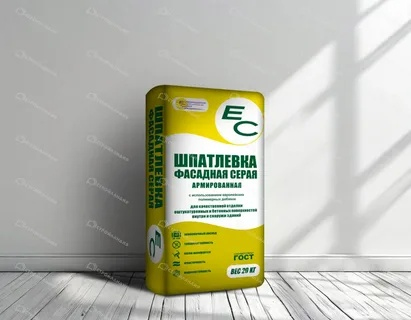 Шпаклёвка фасадная белая ЕС 20кг  (54шт)