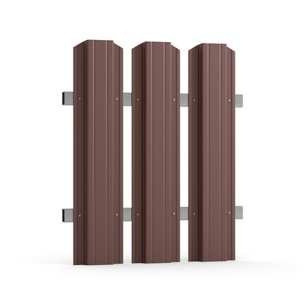Баррера прямой рез 0.5 Texture RAL 8017