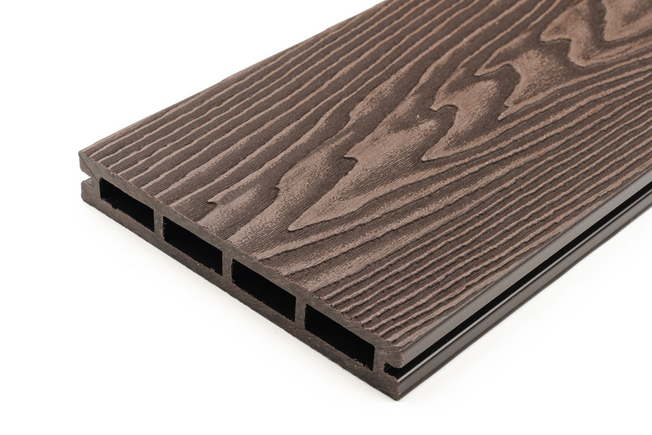 Террасная доска MEGADECK (3D+3D) 20*14*4000мм Венге