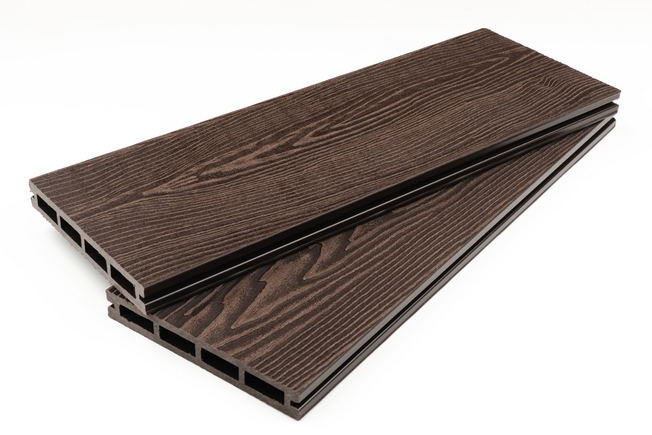 Террасная доска MEGADECK (3D+3D) 20*14*4000мм Венге
