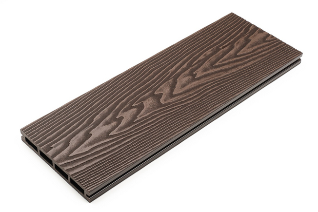 Террасная доска MEGADECK (3D+3D) 20*14*4000мм Венге
