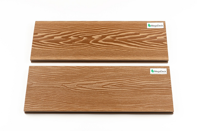 Террасная доска MEGADECK (3D+3D) 20*14*4000мм Орех