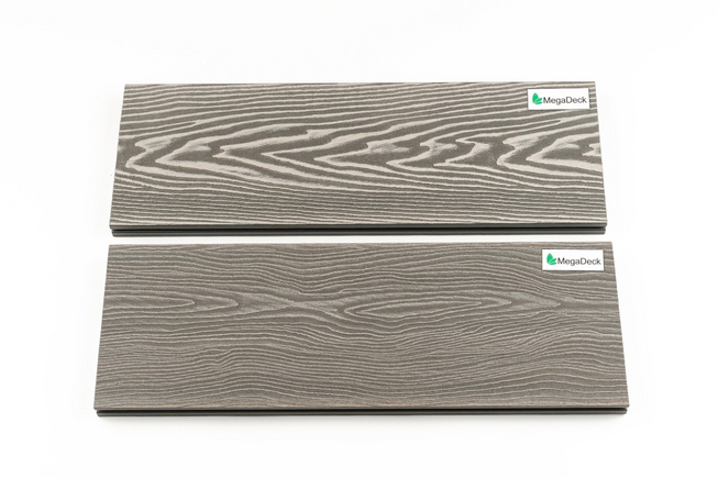 Террасная доска MEGADECK (3D+3D) 20*14*3000мм Серый