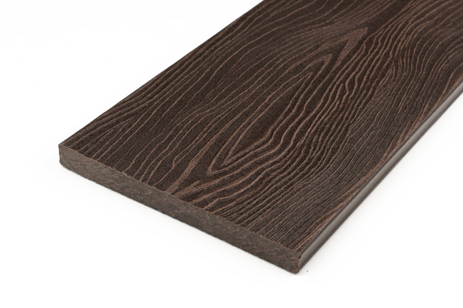 Заборная доска MEGADECK (3D) брашированное дерево 12*130*3000мм Венге