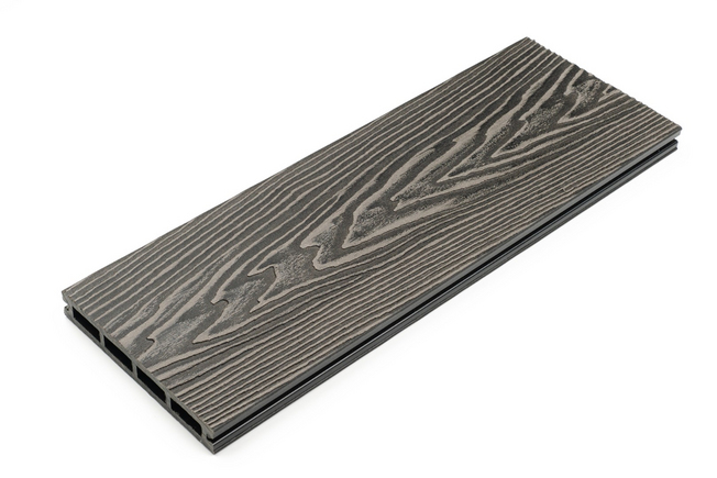Террасная доска MEGADECK (3D+3D) 20*14*4000мм Графит