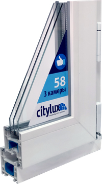 Металлопластиковые окна Citylux 58