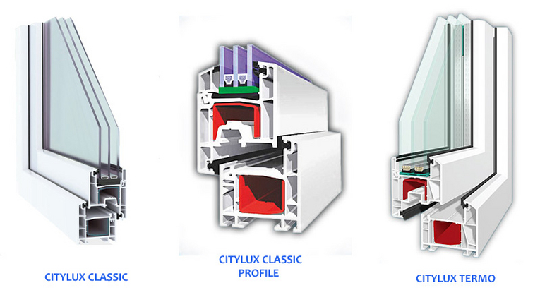 Металлопластиковые окна Citylux 70