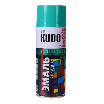 Аэрозоль KUDO Светло-зелёная 520мл №1006