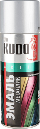 Аэрозоль KUDO Серебро 520мл  №1026