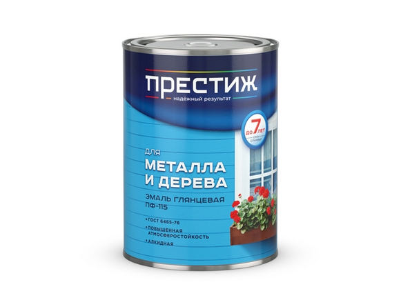 Голубая 0,9кг Эмаль Престиж