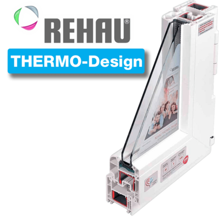 Металлопластиковые окна Rehau Thermo-Design