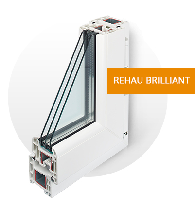 Металлопластиковые окна Rehau Brilliant