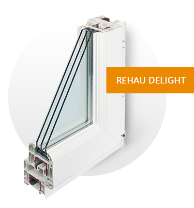 Металлопластиковые окна Rehau Delight