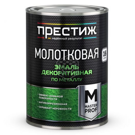 Коричневая Эмаль ПРЕСТИЖ с молотковым эффектом 2,5кг
