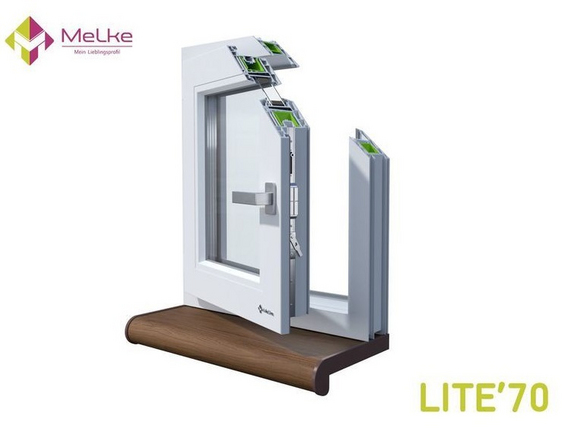 Металлопластиковые окна Melke Lite 70