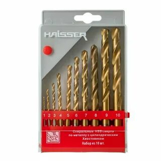 Сверло по мет набор из 13 шт (1,5-6,5мм) Haisser